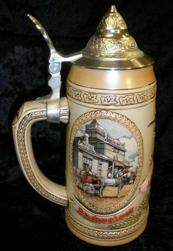 Budweiser Beer Stein, History of Brewing #3, NIB  