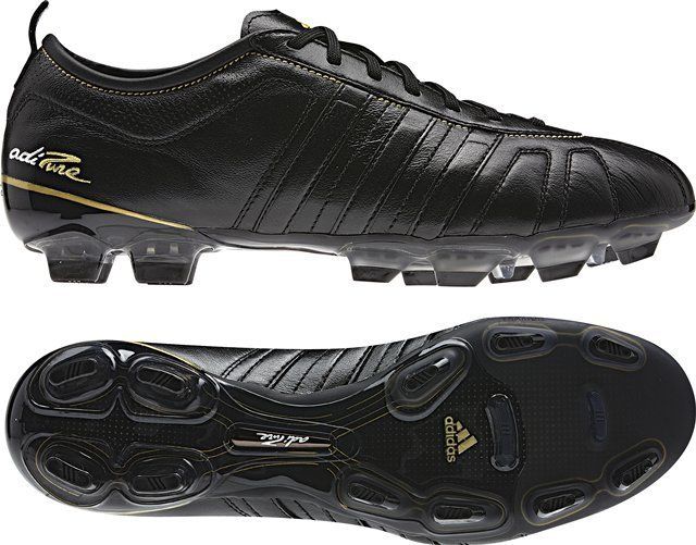 Adidas adiPure IV TRX FG Soccer Cleat Kangaroo Leather Black/Black 