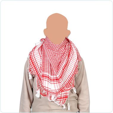 Red Palestine Neck Scarf Shawl men Shemagh head ARAB  