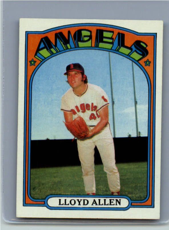 1972 Topps BB #102 Lloyd Allen Angels Bb72t 0456  