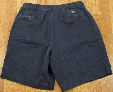   Shorts Mens Size 35 Tyler Short Pleated Front Navy Fair (0918)  