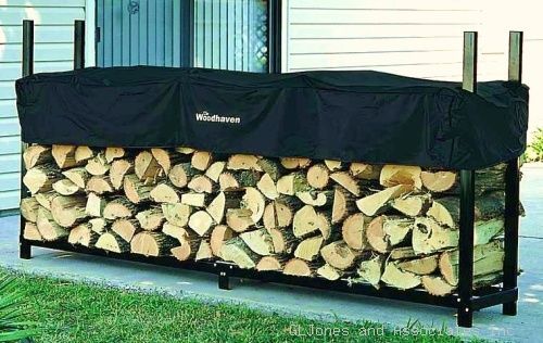 x4x14 Woodhaven Firewood Log Rack & Cover 1/2cord  