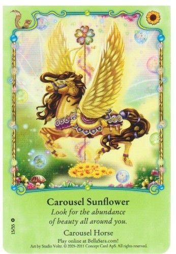 Bella Sara SPRING CARNIVAL  CAROUSEL SUNFLOWER 15 of 55  