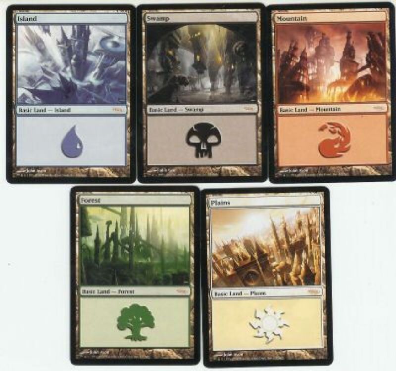 MTG Basic Land Lot YOU CHOOSE COLOUR NM/M  