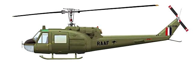 Hobby Master 172 Bell UH 1B Huey RAAF No.9 Sqn, Vietnam, HH1010 1966 