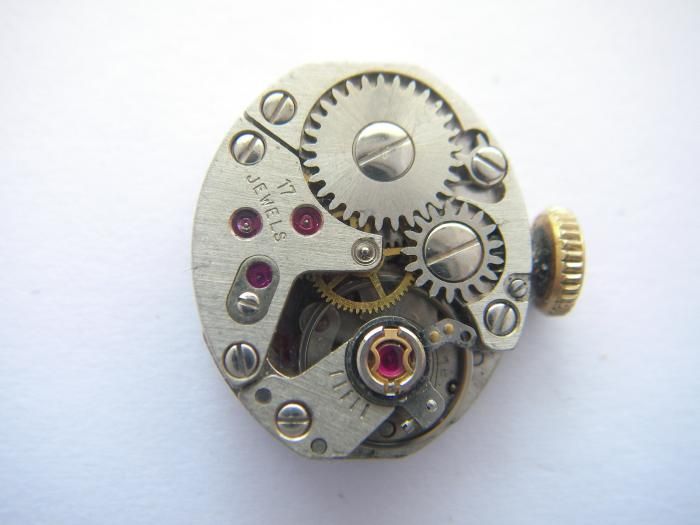 PUW caliber 74 ladies size watch movement running  