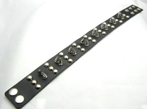 Rows Metal Spike & Studs Punk EMO Biker Gothic Collar Choker 