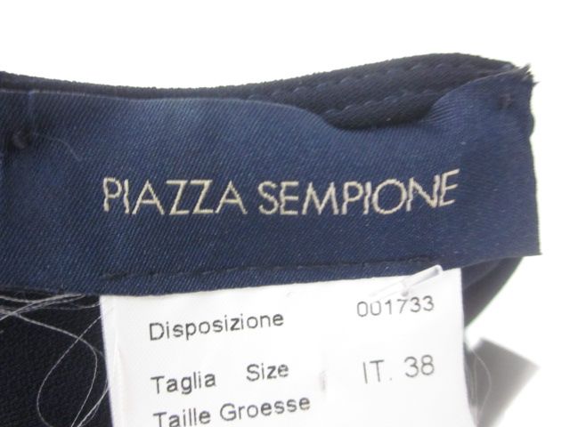 PIAZZA SEMPIONE Navy Sleeveless Above Knee Dress Sz 38  