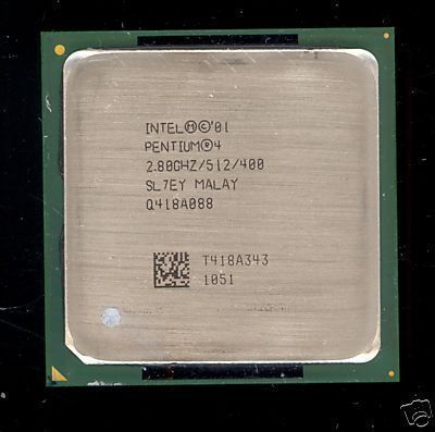 PENTIUM 4 2.8 Ghz SL7EY (512K/400/478PIN)   