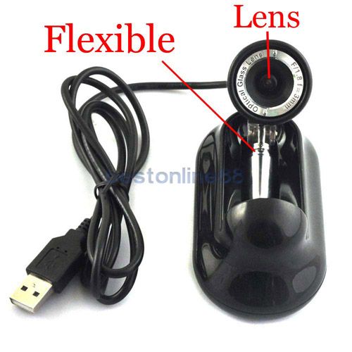 USB 30.0M HD Webcam Web Cam Camera Mic PC Computer MSN  