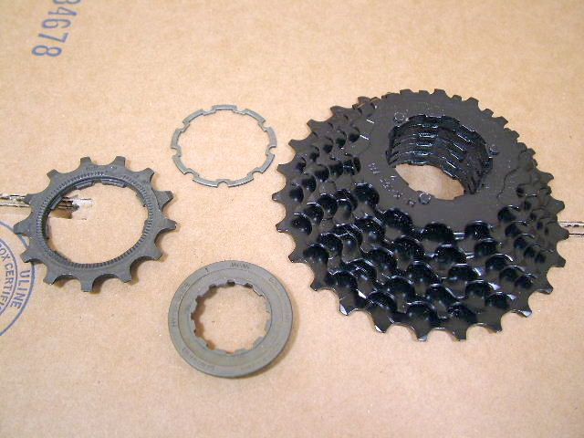   old stock shimano hyperglide hg50 model cassette with 7 speed 13 15