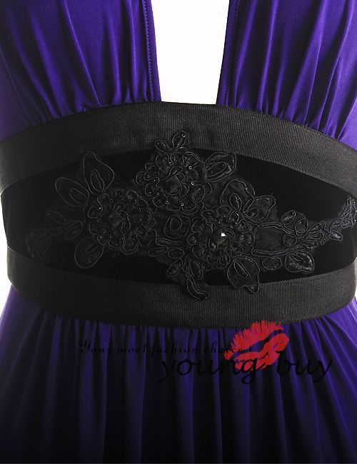 New Sexy Purple Lady Evening Prom Wedding Women Dress Size AU6 8 10 12 