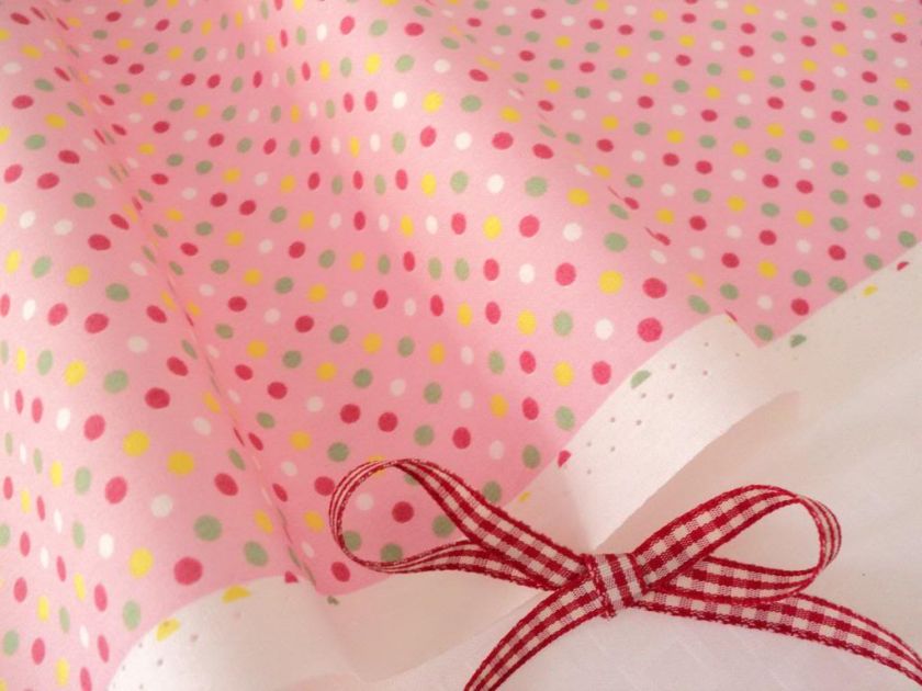 TUTTI FRUTTI DOTS   PINK / PINK SPOT 100% COTTON FABRIC  