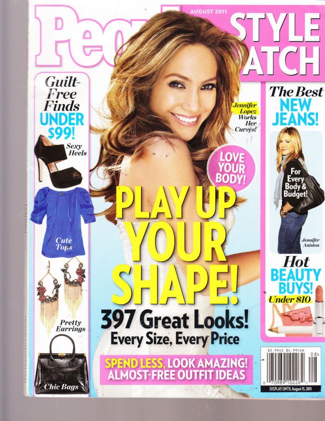 PEOPLE STYLE WATCH, AUGUST, 2011 ( PLAY UP YOUR SHAPE   