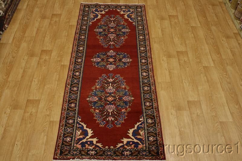 DECORATIVE ANTIQUE RUNNER 4X11 MESHKABAD PERSIAN ORIENTAL AREA RUG 