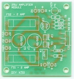 Kit 50 25W HiFi Audio Amplifier Module LM1875  