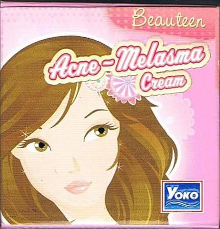 BEAUTEEN YOKO ACNE MELASMA FACE SKIN WHITENING CREAM  