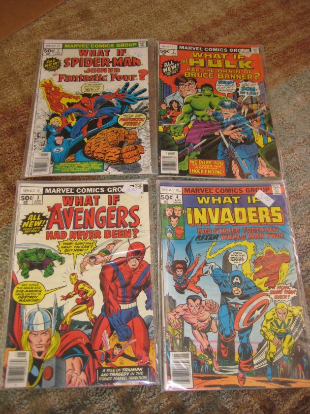 WHAT IF#1 47 LOT 1977 MARVEL COMICS COMPLETE RUN  