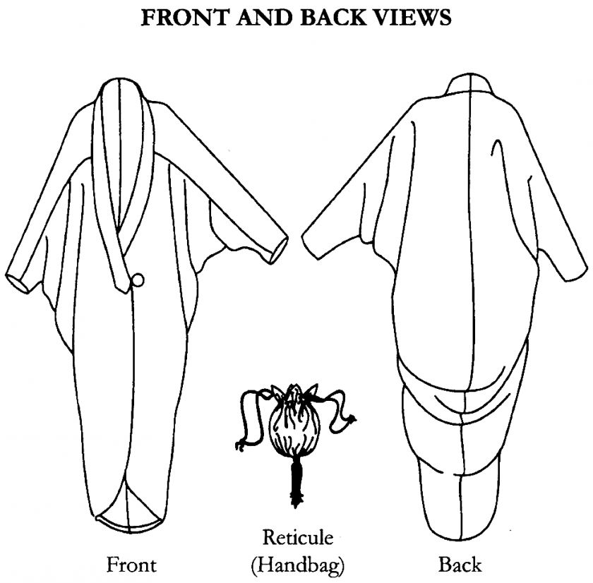   sizing and yardage requirements is actually size large in the tissue