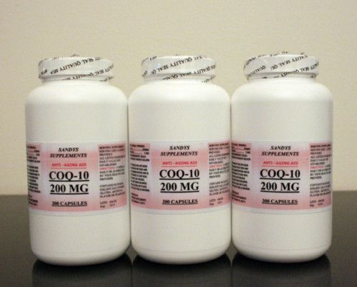 COQ10 COQ 10 CO Q10 200MG 900CAPS/3 BOTTLES  741459072292 