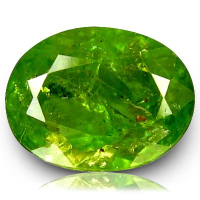 18 Ct Amazing Top Fire 100% Natural Demantoid Garnet  