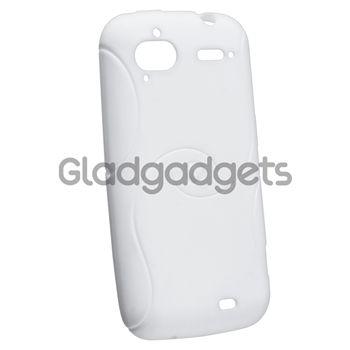   TPU Silicone Gel Case+Privacy Screen Protector for HTC Sensation 4G XE