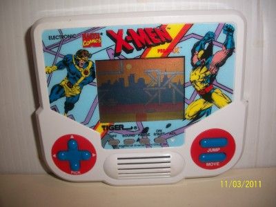 VINTAGE, HANDHELD GAME, X MEN, TIGER, ELECTRONIC, 1988, COLLECTIBLE 