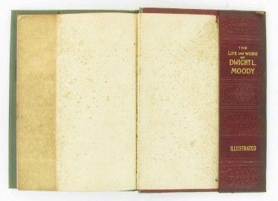 THE LIFE AND WORK OF DWIGHT L MOODY CHAPMAN Prospectus  