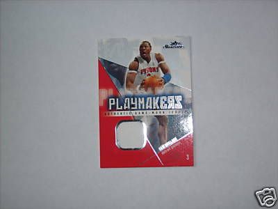 BEN WALLACE GAME JERSEY RELIC #001/300   PISTONS WOW #1  
