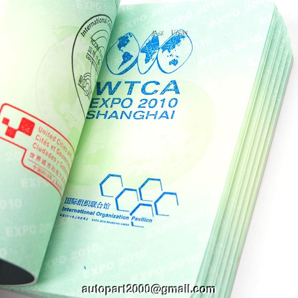 Expo 2010 Shanghai CHINA WORLD PASSPORT STAMPED 45  