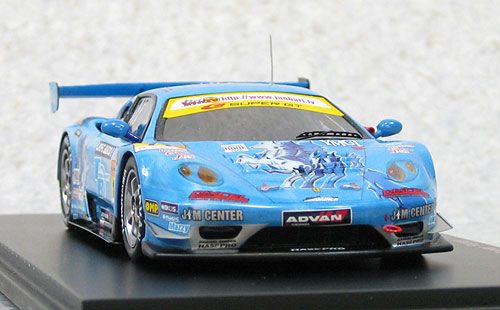 Ebbro 43953 Total Benefits Gym Center F360 Super GT 2007 ( Blue ) 1/43 