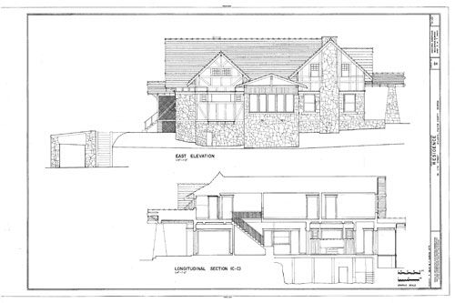   Home Plans, a fine Craftsman Style House in wood and stone, blueprints