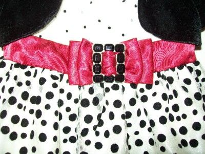 BABY GIRLS LOVE SPECIAL OCCASION BRAND NEW CREAM W/ BLACK POLKA DOT 