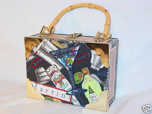 HANDBAG   HANDMADE ROMEO ROMA CIGAR BOX HANDBAG   UNIQU  