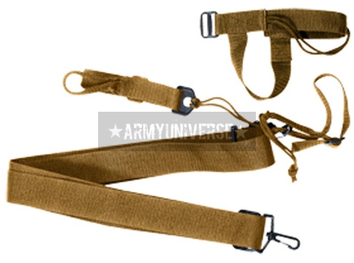   sling item 4077 coyote brown 3 point military sling 1 1 4 webbing