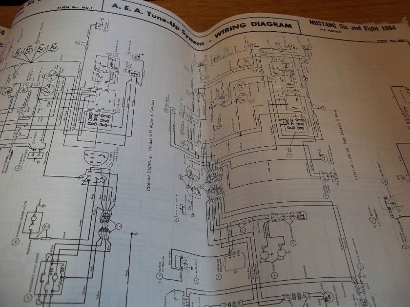 Wiring Diagram 1964 Ford Mustang #2, Olds F 85  