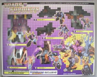 G1 SEACONS TFCC Collectors Club PIRANACON Exclusive  