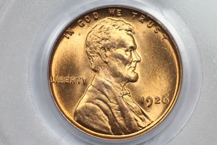 1926 Lincoln Wheat Cent PCGS MS66 RD CAC United States Mint Penny Coin