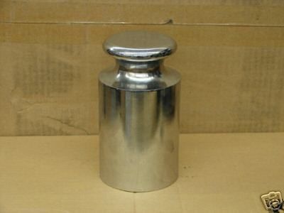 5000 gram (5 kilogram) Scale Calibration Weight Chrome New   FREE SHIP 