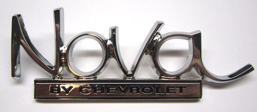 1969 70 71 72 NOVA TRUNK EMBLEM  