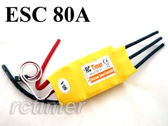 RC Hobbies ESC 80A Brushless Motor Speed Controller  