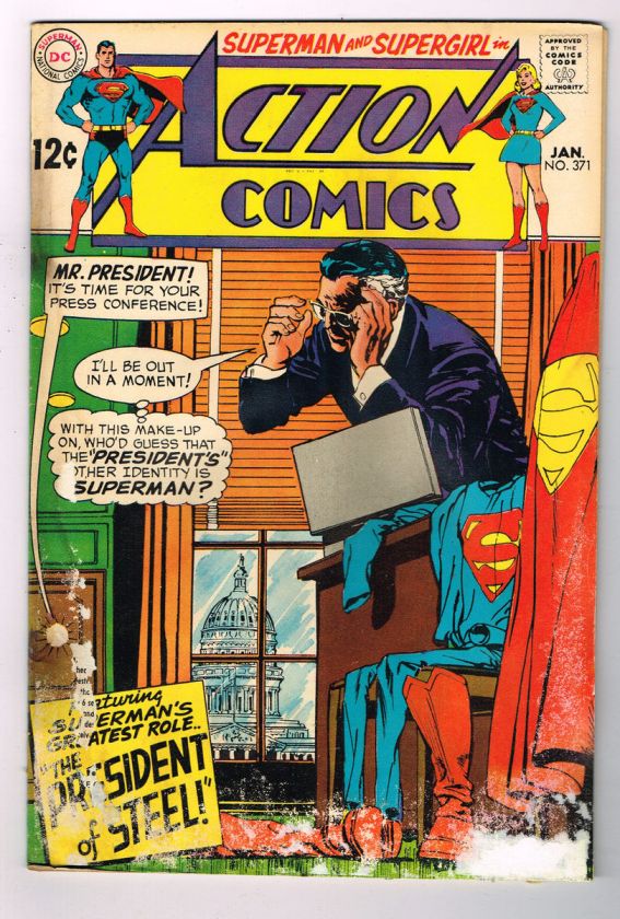 ACTION Comics 371   381 inclusive 11 damaged affordable Superman 