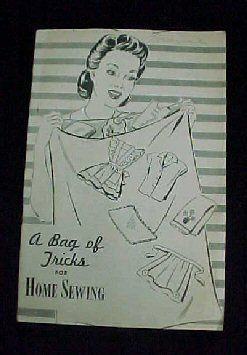 VINTAGE BAG OF TRICKS BOOK COTTON FEEDSACKS USES  