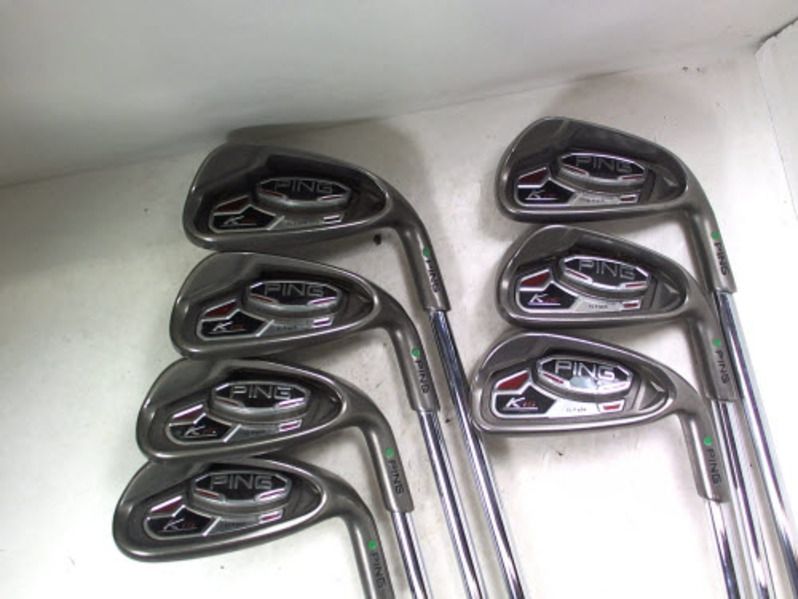 Ping K15 Iron Set 5 GW Steel Stiff Right Green Dot  