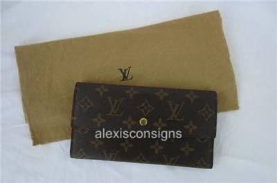 Mint Authentic Louis Vuitton Tresor International Monogram Canvas 