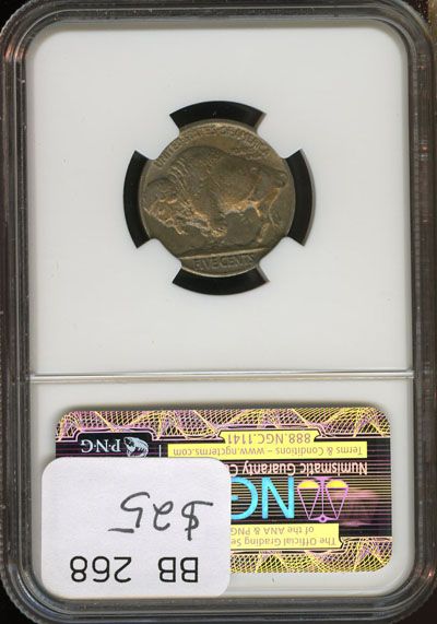 1927 NGC AU 53 BUFFALO NICKEL 5C BB268  