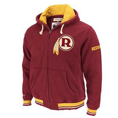 NFL Washington Redskins Hoody Hoodie Throwback Mitchell & Ness XXXL 3X 