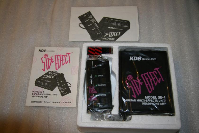 consideration is a new KDS Side Effect model SE 4 guitar multi effects 