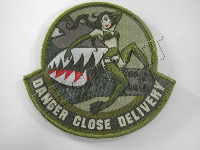   CLOSE A10 PILOT MULTICAM PINUP GIRL VELCRO MORALE PATCH AIR FORCE LADY