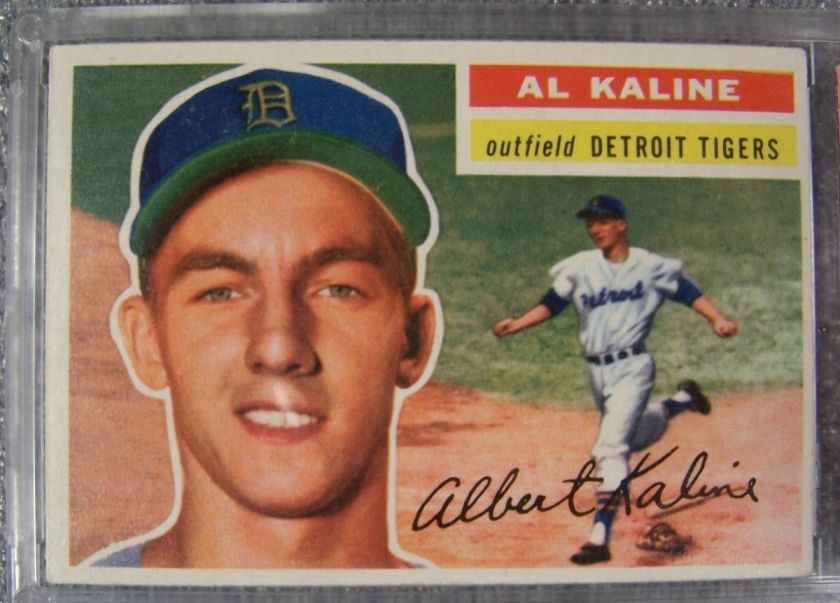 AL KALINE 1956 TOPPS #20 CSA 7 NM HOF lw  